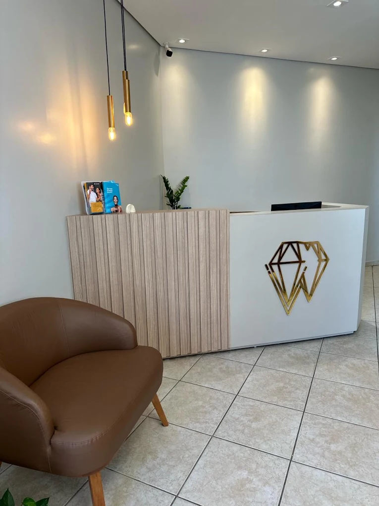 Recepção do consultório odontológico da Dra. Vera Cristina Pizetta